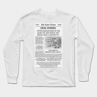 Cruel Summer Newspaper Long Sleeve T-Shirt